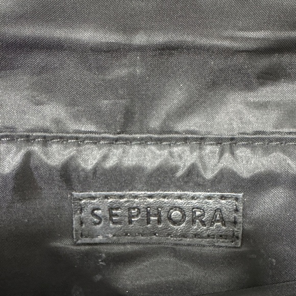 Sephora Black Glitter Wristlet & “Scorpio” Zodiac Pouch Set - Picture 2 of 7
